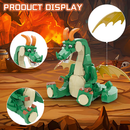 cute dragon building set | moc-210783 - 3