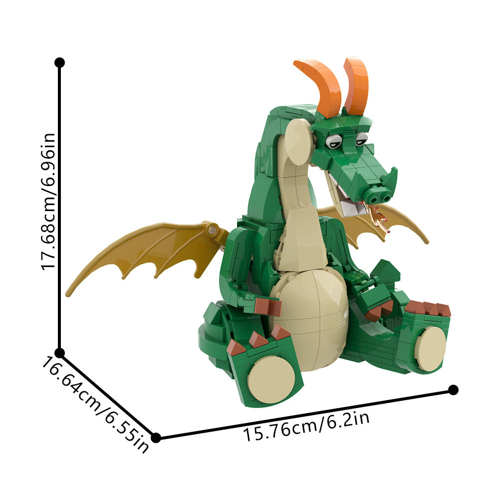 cute dragon building set | moc-210783 - 4