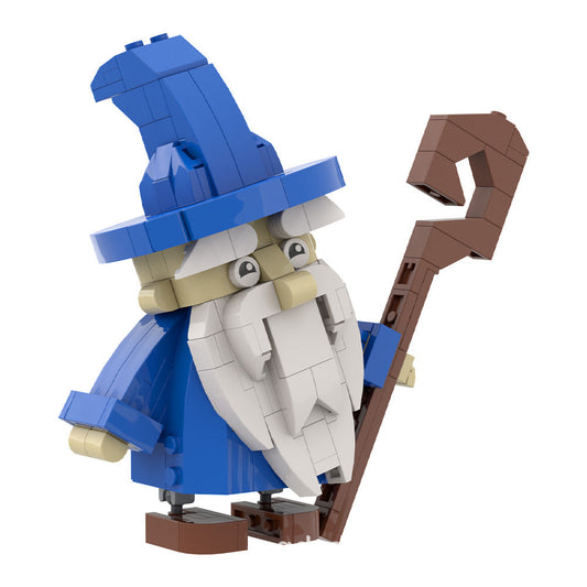 Cute Wizard Brickheadz Building Kit | LEGO-Compatible MOC - 1