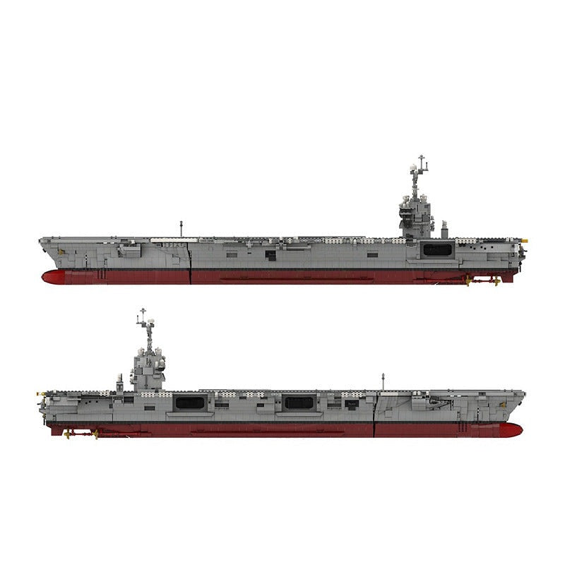 CVN-78 Aircraft Carrier MOC Building Kit | Modern Warship Model - 2