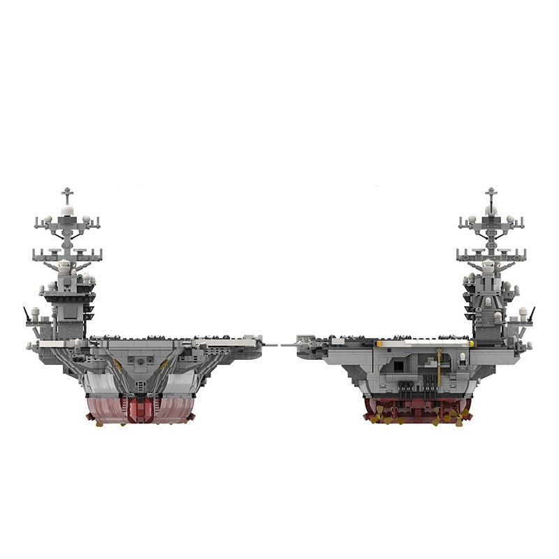 CVN-78 Aircraft Carrier MOC Building Kit | Modern Warship Model - 3
