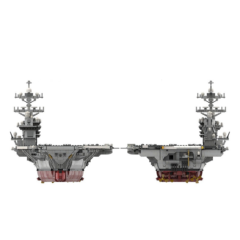 CVN-78 Gerald R. Ford Aircraft Carrier Building Kit | LEGO-Compatible MOC - 3