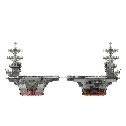 CVN-78 Gerald R. Ford Aircraft Carrier Building Kit | LEGO-Compatible MOC - 3