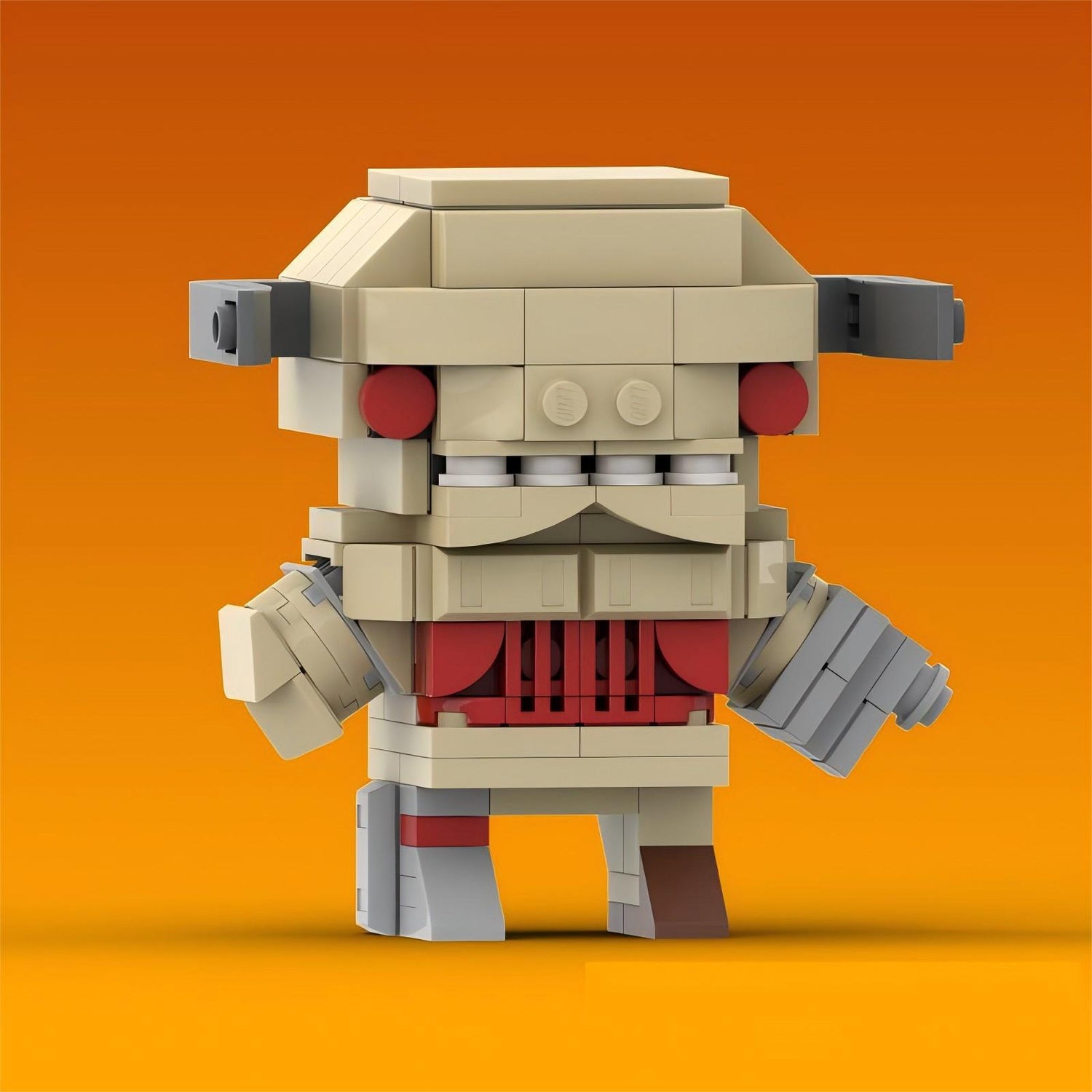 cyberdemon brickheadz building kit | doom | moc-190320 - 3