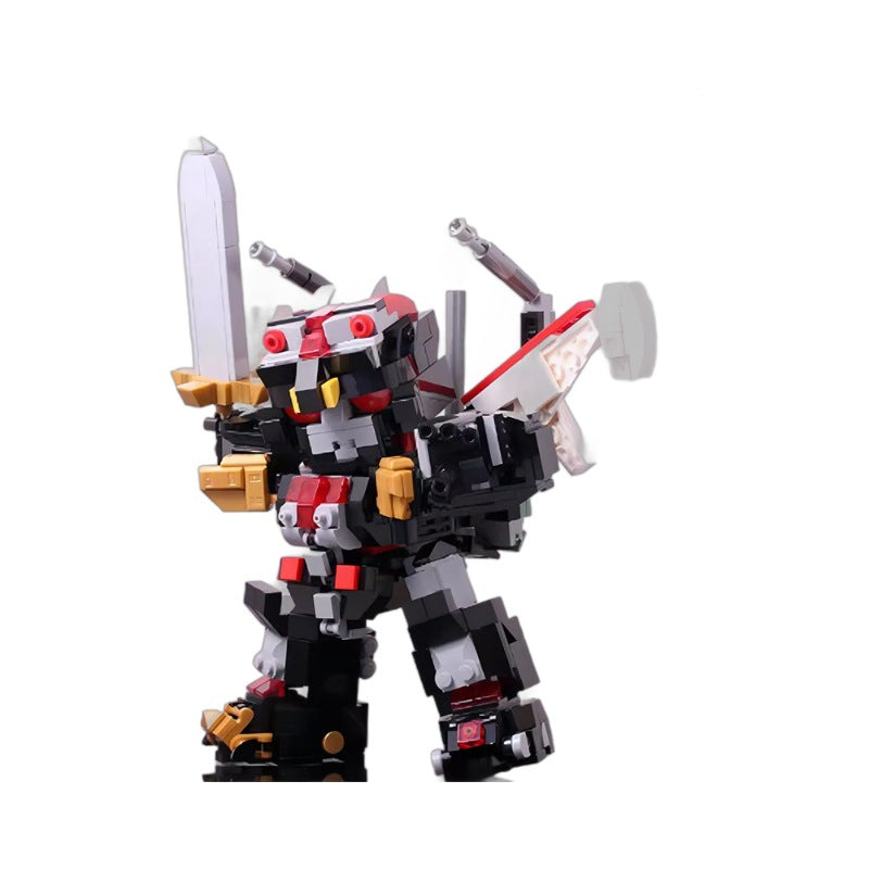 Cybernetic Beast Combination Robot Building Kit | LEGO-Compatible MOC - 1
