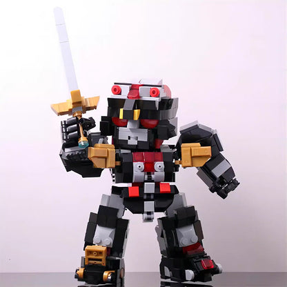 Cybernetic Beast Combination Robot Building Kit | LEGO-Compatible MOC - 4