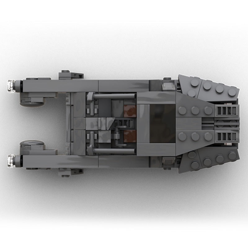 Cyberpunk Flying Car MOC Building Kit | Futuristic Spinner Vehicle - 3