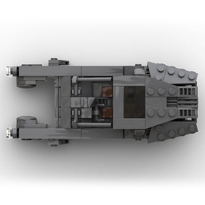 Cyberpunk Flying Car Spinner Building Kit | LEGO-Compatible MOC - 3