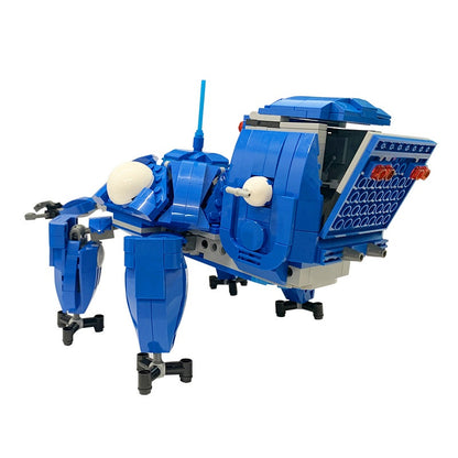 Cyberpunk Spider Drone Mecha AI Walking Tank Building Kit | LEGO-Compatible MOC - 1