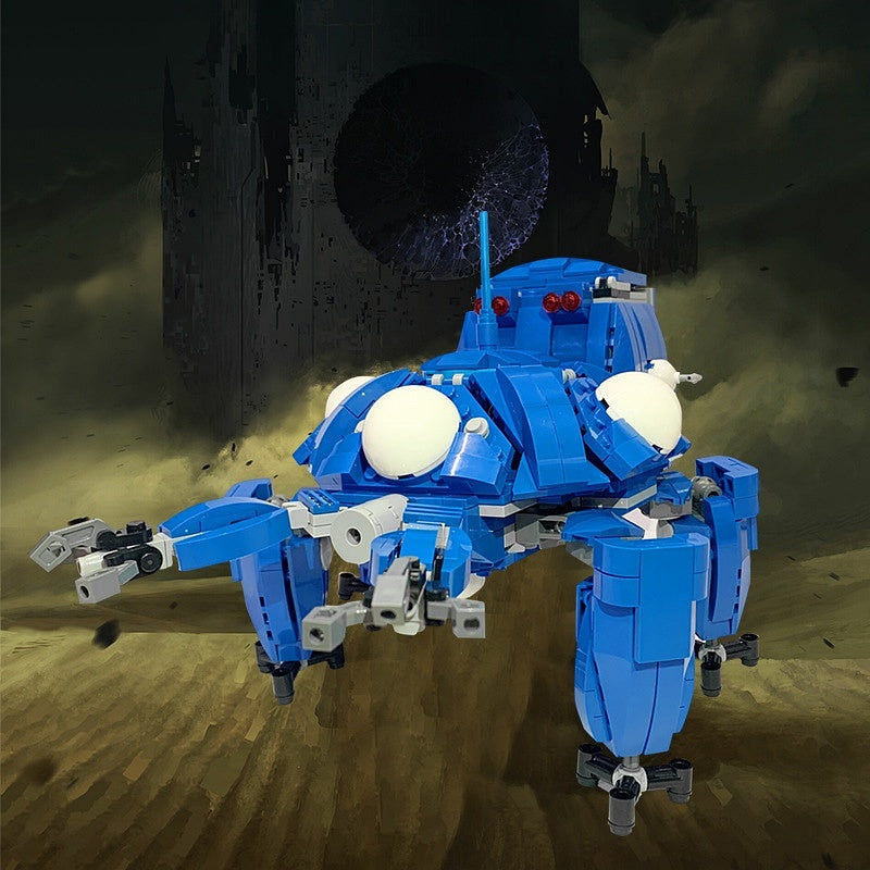 Cyberpunk Spider Drone Mecha AI Walking Tank MOC Building Kit - 3