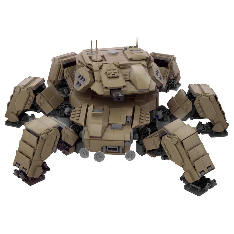 Cyberpunk Spider Tank Combat Mech Building Kit | LEGO-Compatible MOC - 1