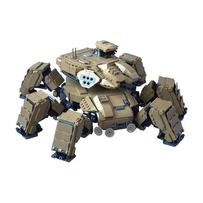 Cyberpunk Spider Tank Combat Mech MOC Building Kit - 4
