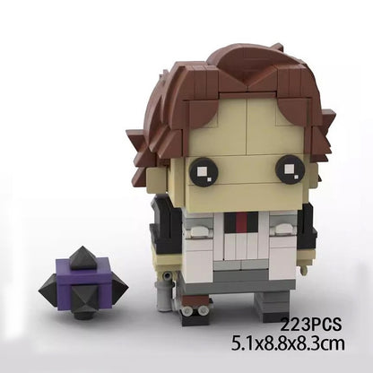 Cyberpunk Twin Cities Heroes BrickHeadz Building Kit | LEGO-Compatible MOC - 7