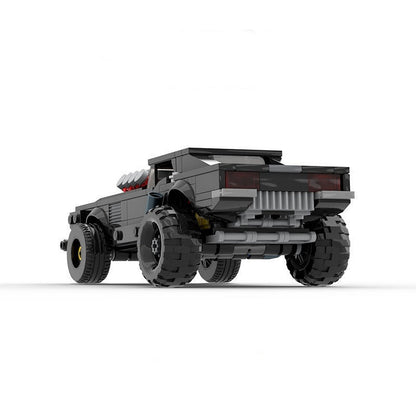 Cyberpunk V8 Muscle Car MOC Building Kit | Futuristic Vehicle Model - 3