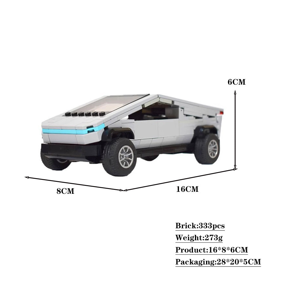 cybertruck building set | 8 stud wide | moc-34830 - 2