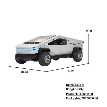 cybertruck building set | 8 stud wide | moc-34830 - 2