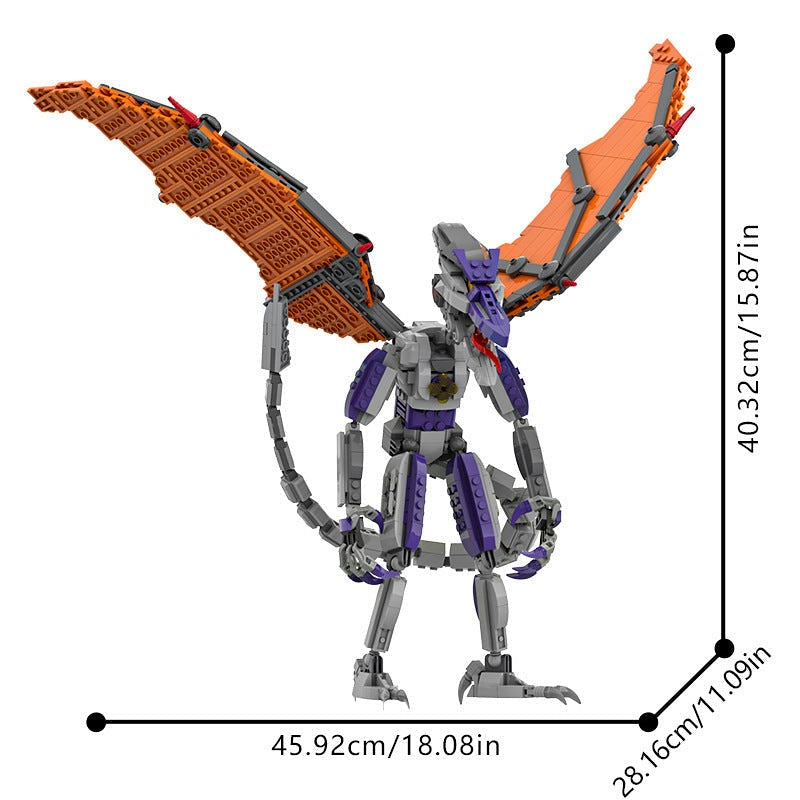 Cyborg Space Pirate Captain MOC Character Building Kit - 4