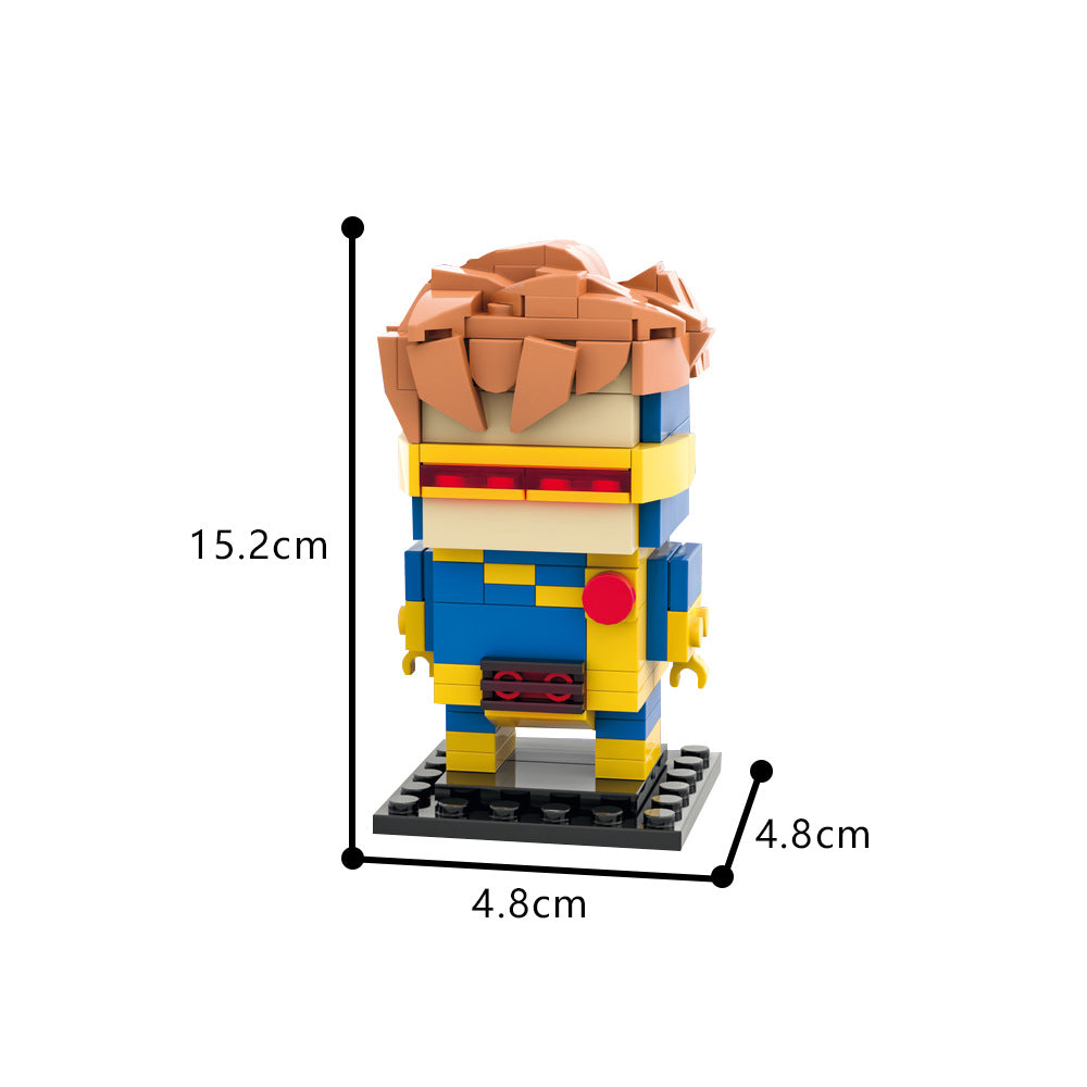 cyclops brickheadz | x-men | moc-186723 - 3