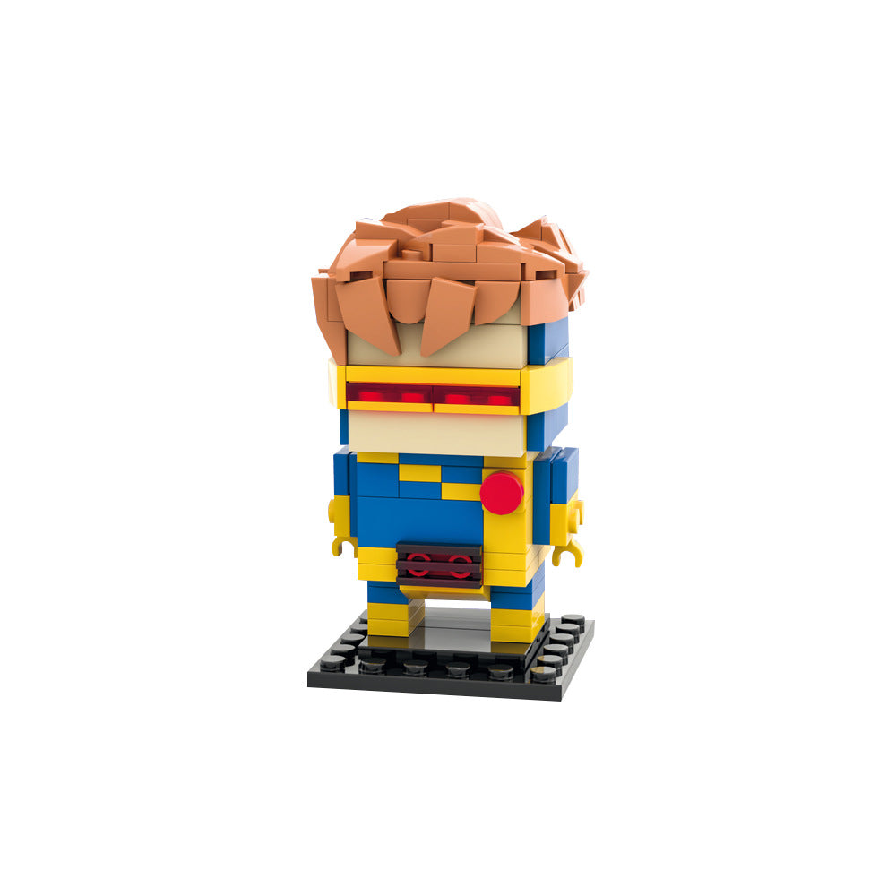 cyclops brickheadz | x-men | moc-186723 - 5