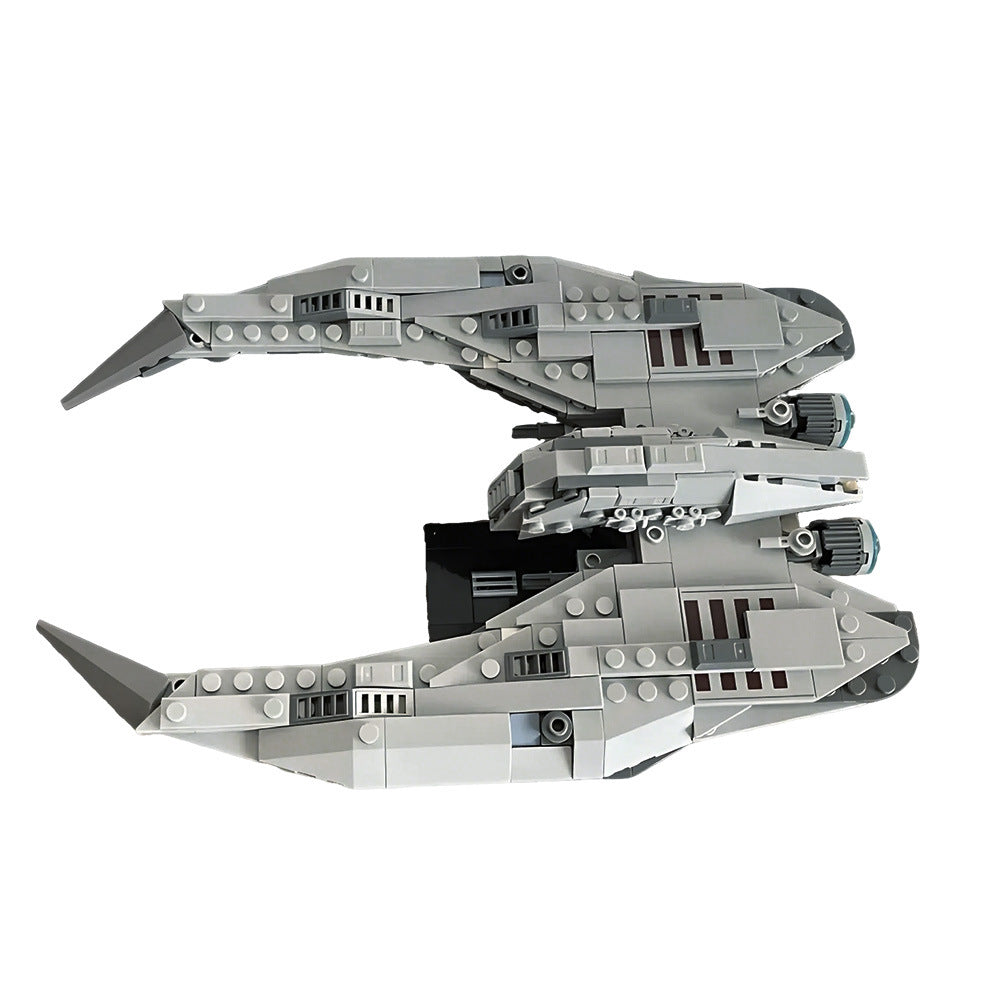 cylon raider 2004 building kit | battlestar galactica | moc-235513 - 3