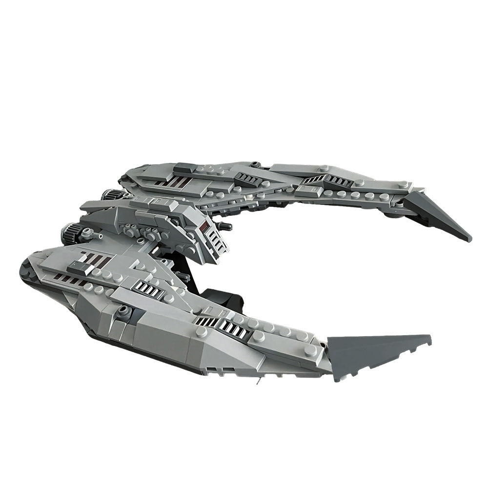 cylon raider 2004 building kit | battlestar galactica | moc-235513 - 5