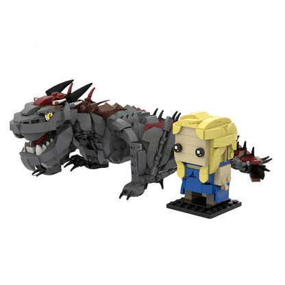 daenerys and drogon building kit | game of thrones | moc-210930 - 5