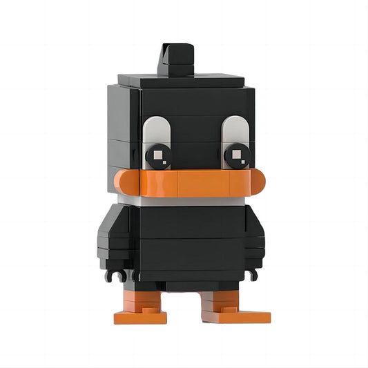 daffy duck brickheadz building kit | looney tunes | lego compatible moc - 2