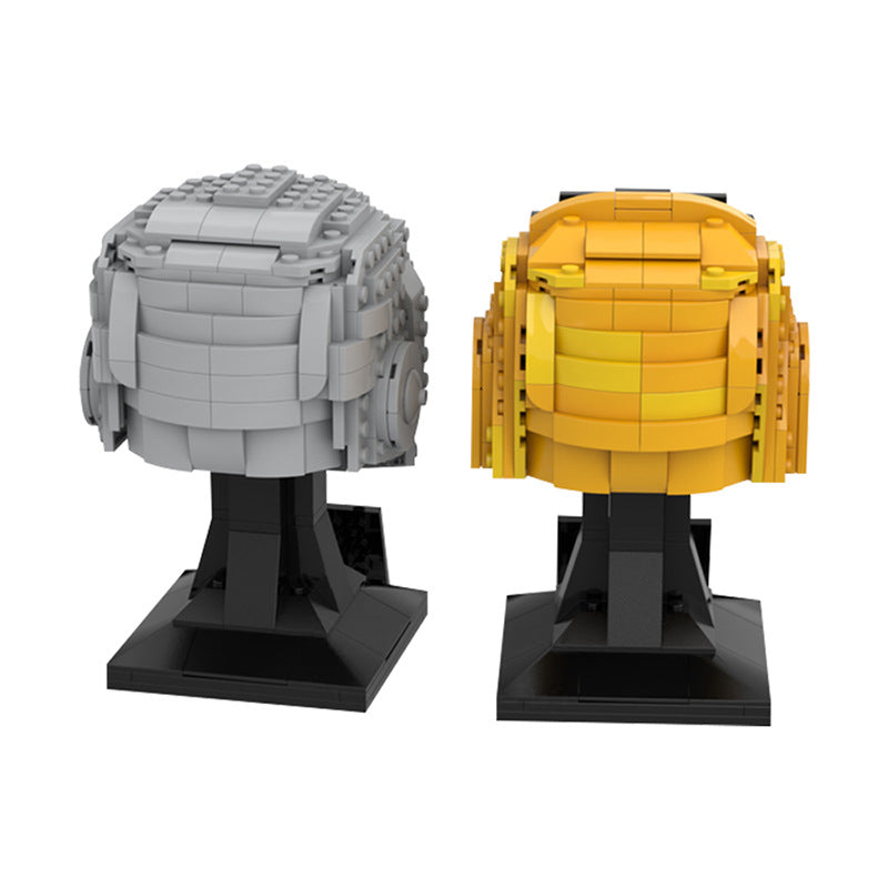 daft punk helmet building set | moc-90093 - 1