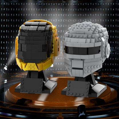 daft punk helmet building set | moc-90093 - 2