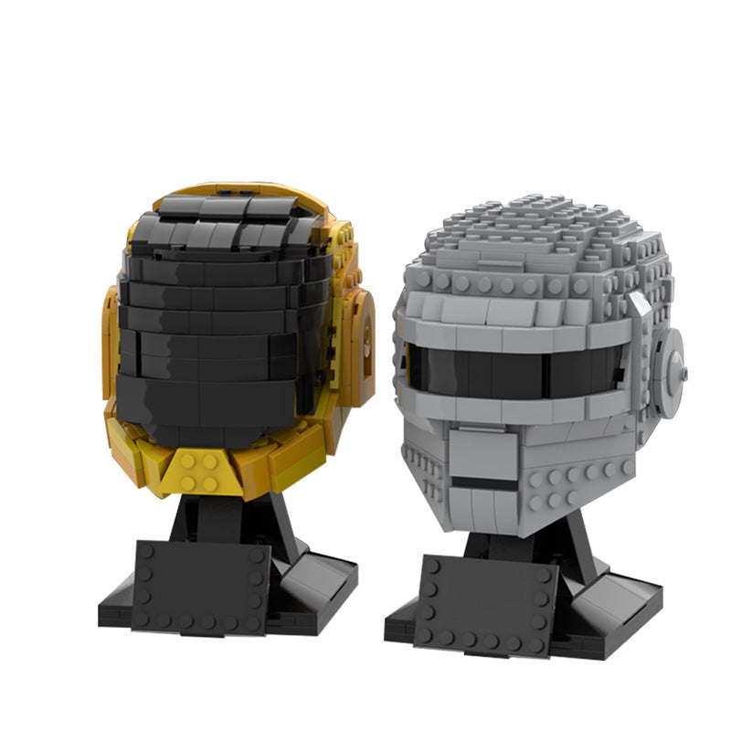 daft punk helmet building set | moc-90093 - 4
