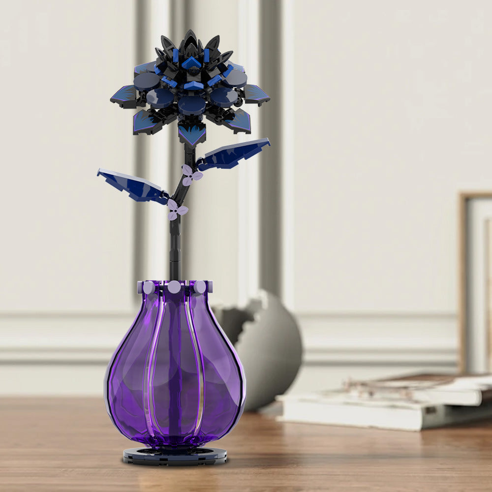 dahlia flower building set | lego compatible - 2