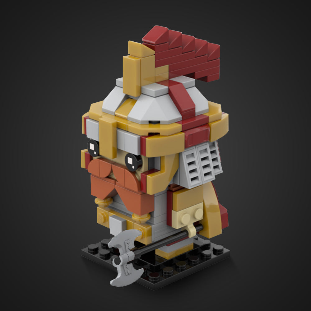 dain ironfoot brickhead building set | lotr | moc-225042 - 2