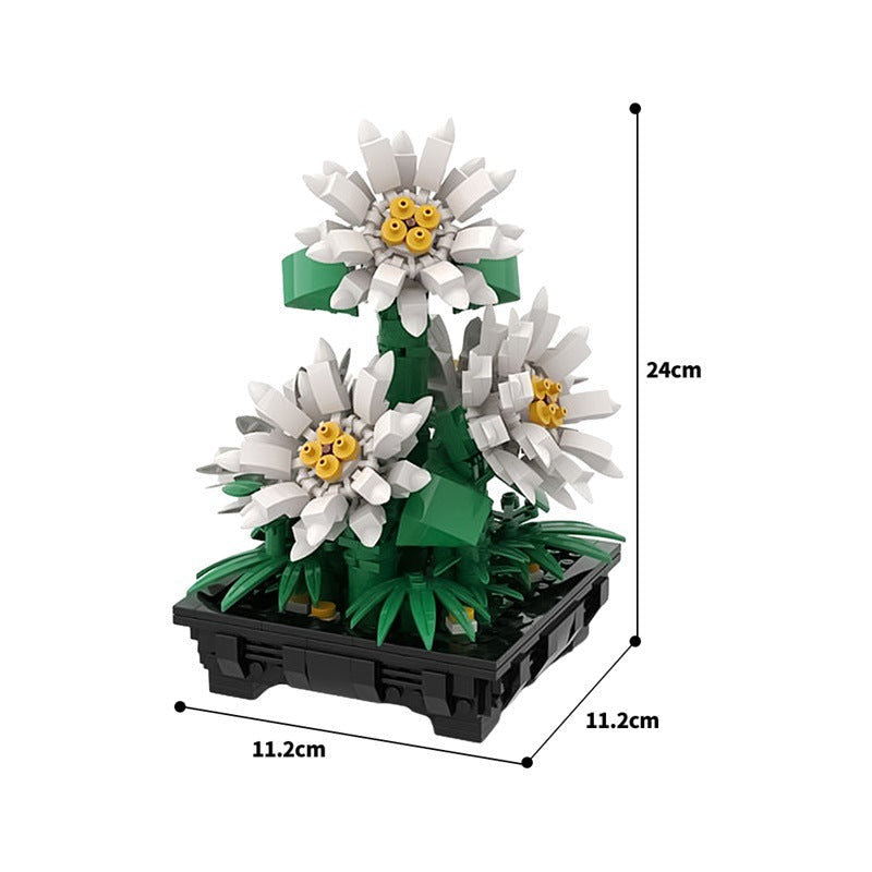 Daisies Building Kit | LEGO-Compatible MOC - 3