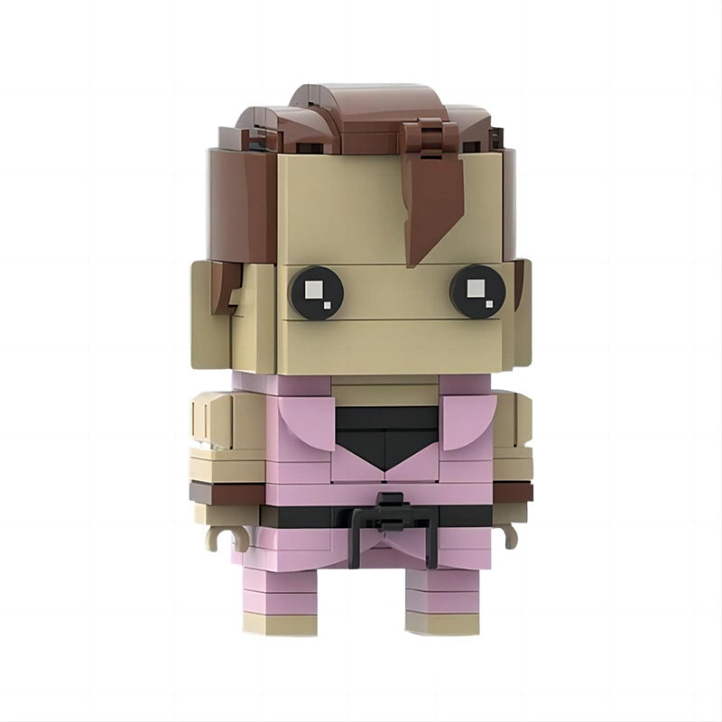 dan hibiki brickheadz building kit | street fighter | moc-138384 - 3