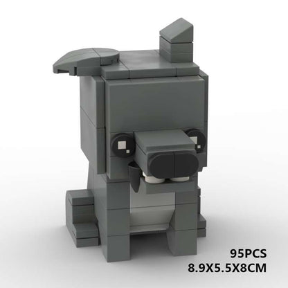 dante brickheadz moc building set | coco lego compatible set - 1