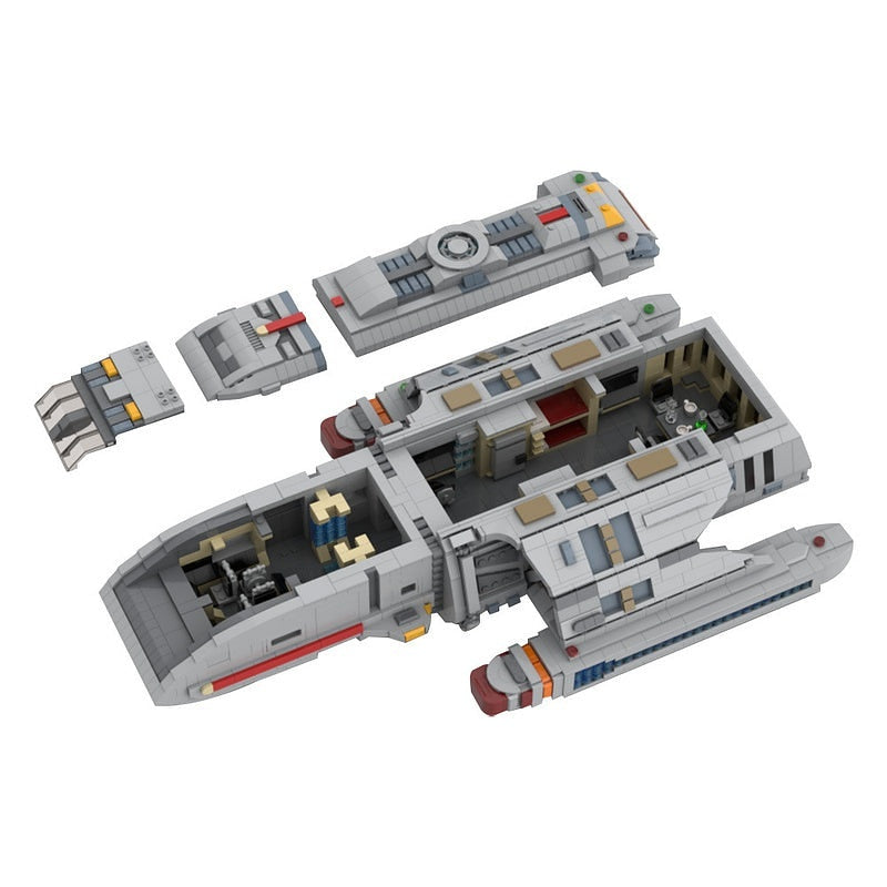Danube Class Deep Space Runabout MOC Building Kit - 2