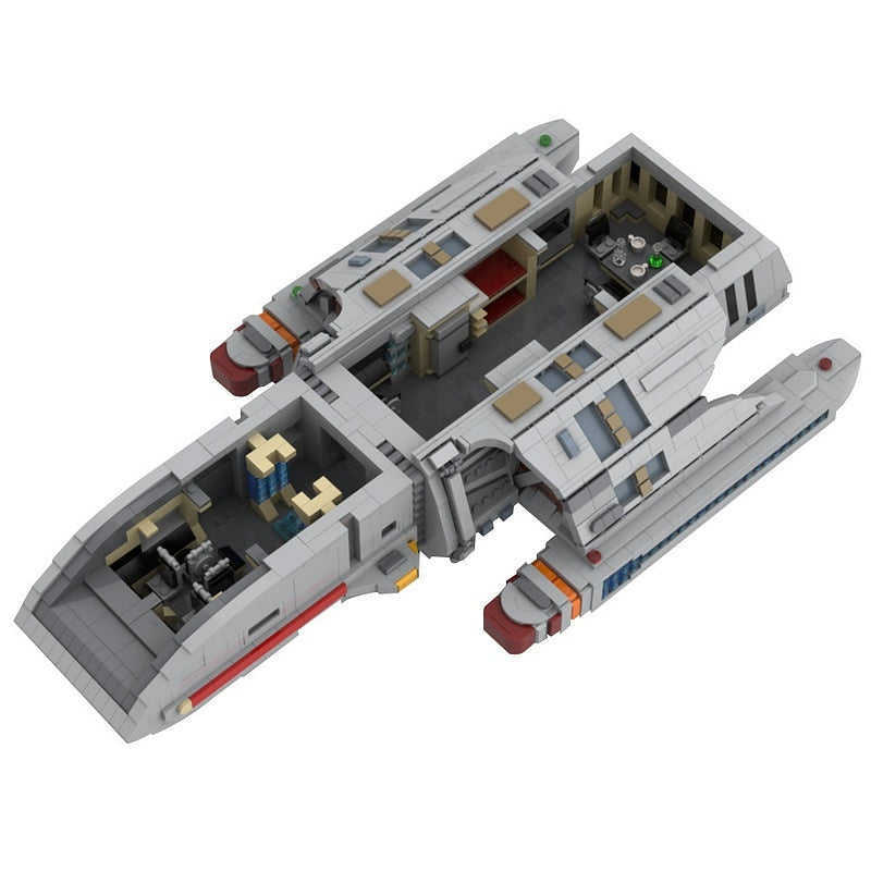Danube Class Deep Space Runabout MOC Building Kit - 3