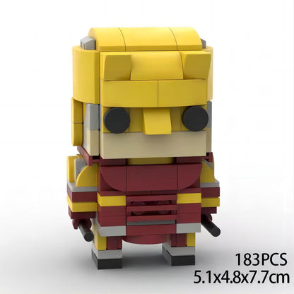 daredevil brickheadz building set | marvel | lego-compatible - 2