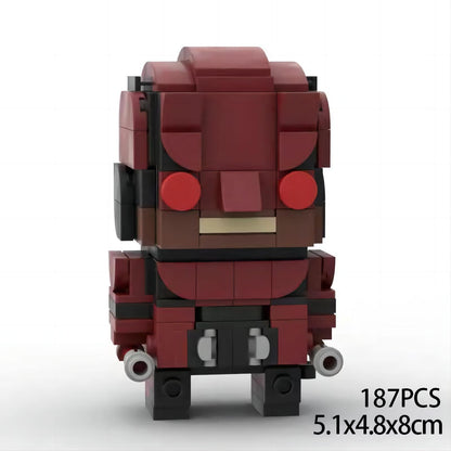 daredevil brickheadz building set | marvel | lego-compatible - 3