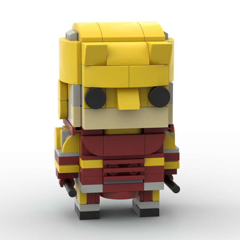 daredevil brickheadz building set | marvel | lego-compatible - 6