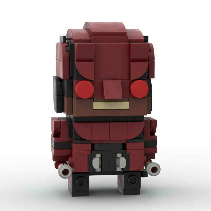 daredevil brickheadz building set | marvel | lego-compatible - 8
