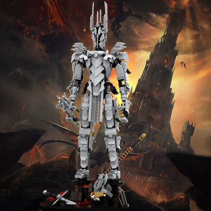 Dark Armored Overlord MOC Building Kit | Fantasy Character Figure - 2