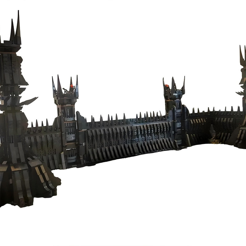 Dark Fantasy Black Gate Fortress MOC Architecture Building Kit - 2