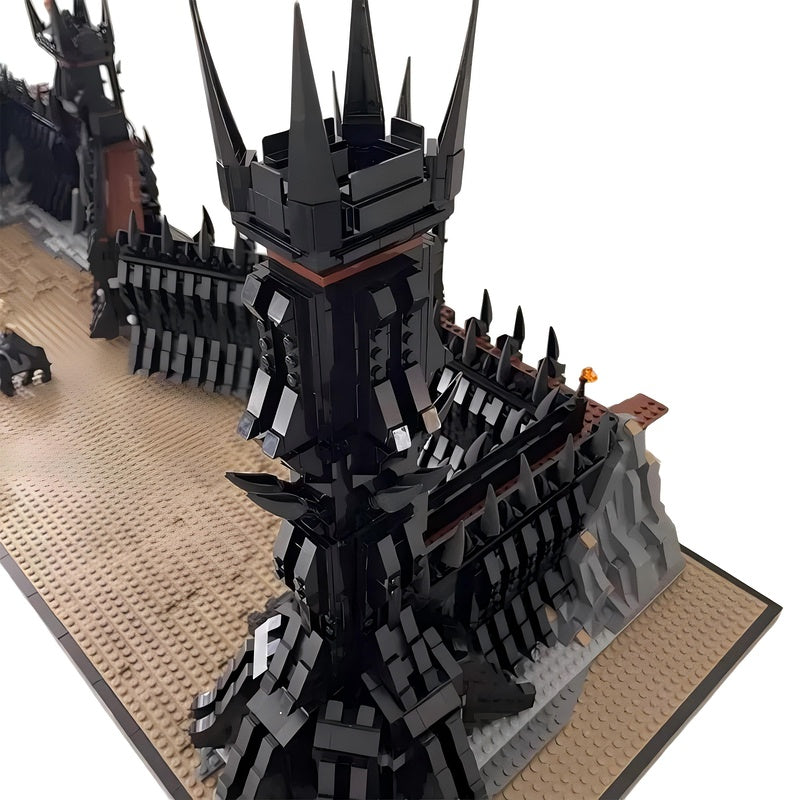 Dark Fantasy Black Gate Fortress MOC Architecture Building Kit - 3