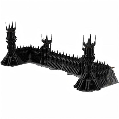 Dark Fantasy Black Gate Fortress MOC Architecture Building Kit - 4