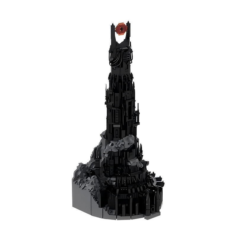 Dark Fantasy Black Tower MOC Architecture Building Kit | Fortress Model - 3