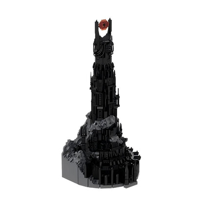 Dark Fantasy Black Tower MOC Architecture Building Kit | Fortress Model - 3