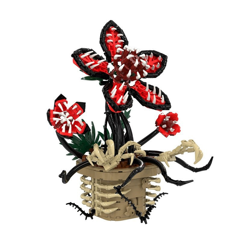 Dark Fantasy Glowing Potted Plant MOC Kit | LEGO-Compatible Mystery Flora Build - 2