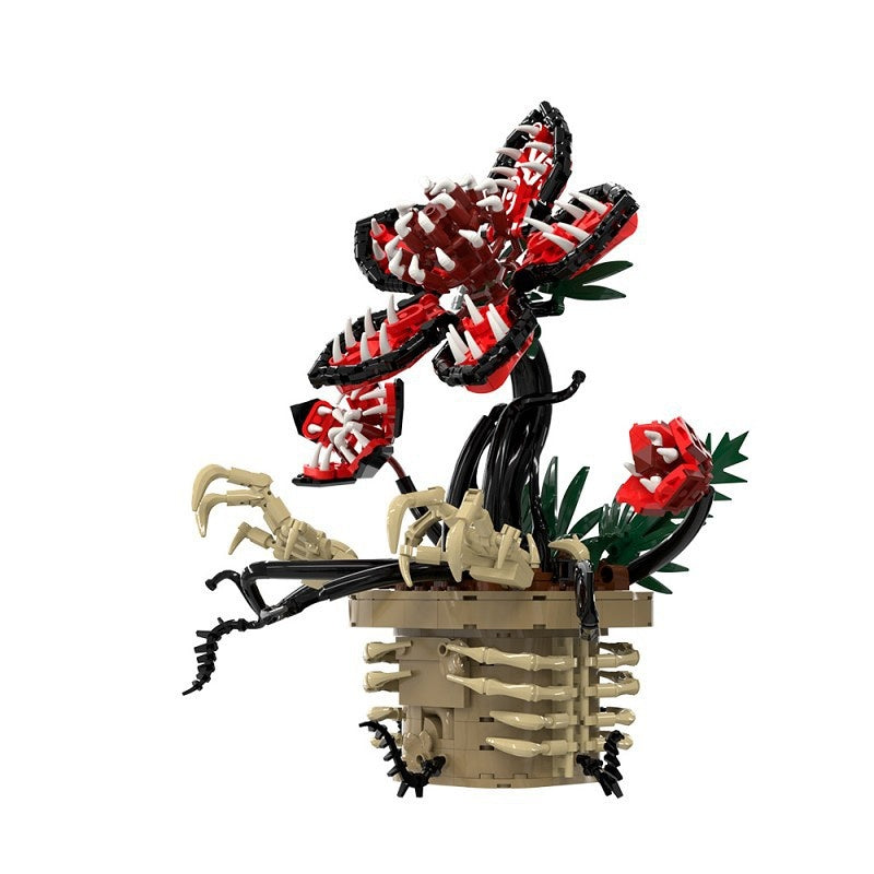 Dark Fantasy Glowing Potted Plant MOC Kit | LEGO-Compatible Mystery Flora Build - 3