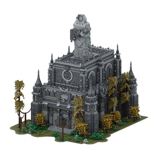 Dark Fantasy Grave Dungeon Diorama Building Kit | LEGO-Compatible MOC - 3